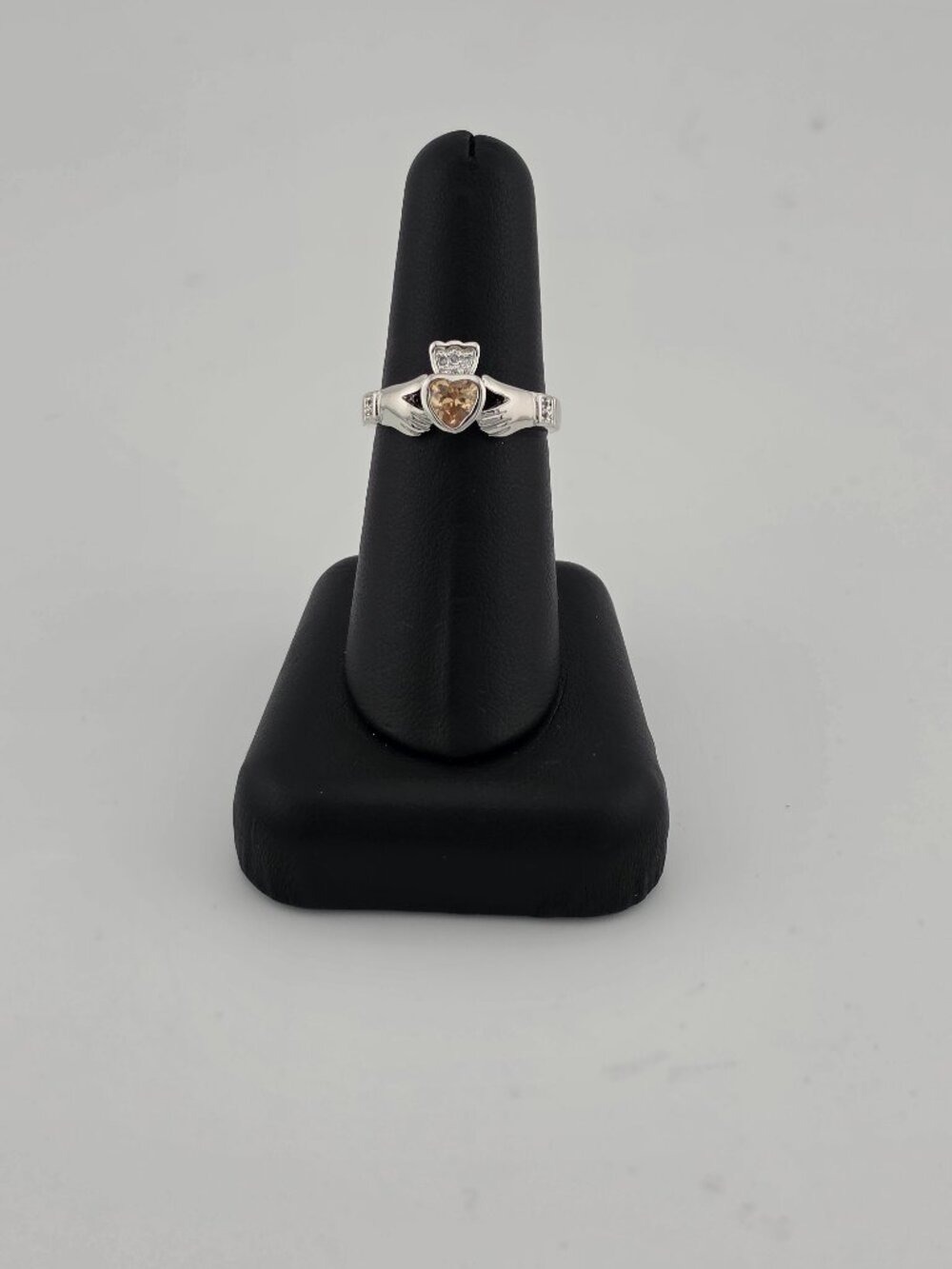 Brand New Sterling Silver 925 Heart Crown Ring